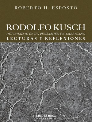 cover image of Rodolfo Kusch